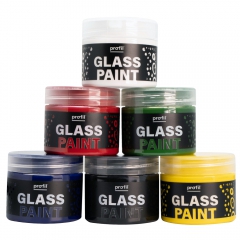 Profil glass paint zestaw farb do szkła i porcelany 6x50ml