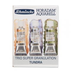 Schmincke horadam aquarell trio tundra set of watercolors in a tube 3x5ml