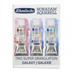 Schmincke horadam aquarell trio galaxy set of watercolors in a tube 3x5ml