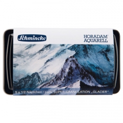 Schmincke horadam aquarell glacier set of 5 watercolors in half pans