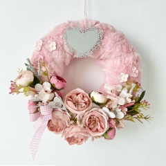Dp craft bouquet of pink camellias 29 cm