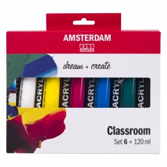 Talens amsterdam set of 6 acrylic paints 120ml