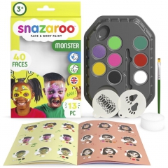 Snazaroo monster zestaw 8 farb do malowania twarzy