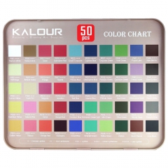 Kalour set of 50 dry pastels in crayon