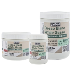 Pebeo gesso studio green grunt akrylowy biały jednowarstwowy