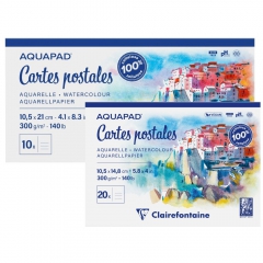 Clairefontaine cartes postales watercolor pad for postcards