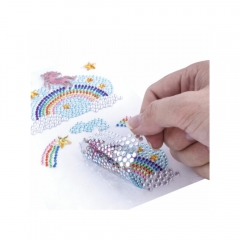 DP craft stickers rhinestones unicorn rainbow