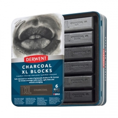 Derwent charcoal stick XL shades of gray set of 6 pcs