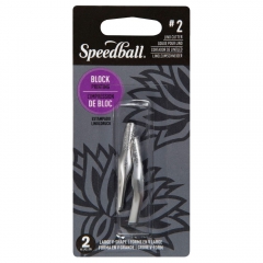Speedball 2 linocut chisel blades #2 large V