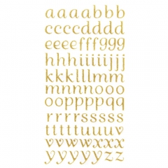DP Craft naklejki alfabet małe litery 90szt