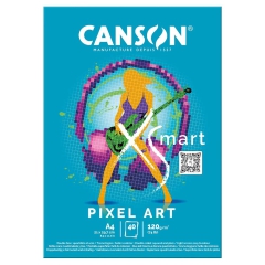 Canson XSmart Pixel Art blok A4 120g 40 ark