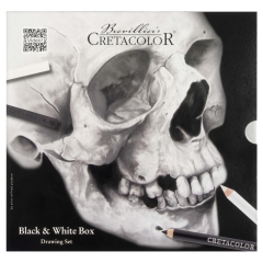Cretacolor black&white zestaw szkicowy 25 elementów
