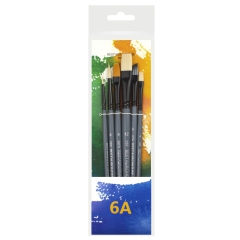 Restaurohouse basic 6a set of 6 synthetic brushes