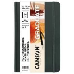 Canson graduate mix-media natural 14x21.6cm 220g 32ark