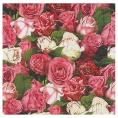 Serwetka do decoupage ambiente 10-13305050 roses all over