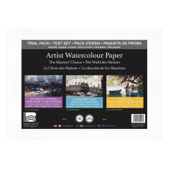 Baohong trial pack the masters choice papier akwarelowy mix 3x3ark 28x38cm
