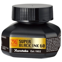Kuretake special black ink szybkoschnący tusz 60ml