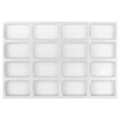 Aquarius cardboard blank plastic cartridge for 16 watercolor halves