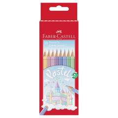 Faber-Castell zestaw 10 pastelowych kredek ołówkowych