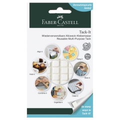 Faber-Castell tack-it weiß Fixiermasse 90 Stück