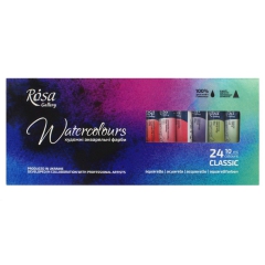 Rosa Gallery classic set of 24 watercolors in 10 ml tubes