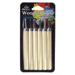 Set of chisels for linorite 6 pieces