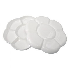 Plastic round pallet set 2 pcs diameter 17.5 cm