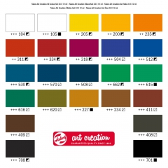Talens artcreation zestaw farb olejnych 24x12ml
