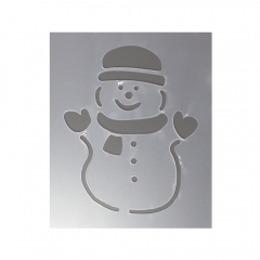 Christmas template Snowman
