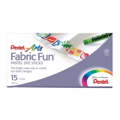 Pentel set of fabric pastels 15 colors