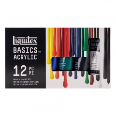 Liquitex basics zestaw farb akrylowych 12x22ml 3699353