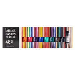 Liquitex basics zestaw farb akrylowych 48x22ml