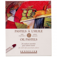 Sennelier artists oil pastels set of 24 x still life colours