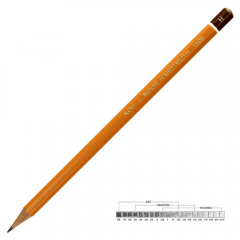 Graphite Pencil KOH I NOOR 8B-10H 1500
