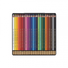 Koh-i-noor mondeluz set of 24 watercolors crayons metal pack