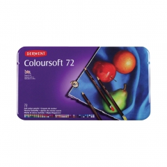 Derwent coloursoft set of crayons 72 colors