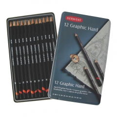 Derwent graphic hard ołówki do szkicowania 12 twardości B-9H