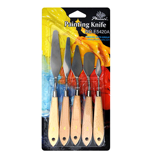 Set of 5 painting knives