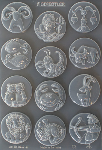 FIMO Clay Moulds - Zodiac Signs