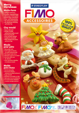 Staedtler Fimo Clay Mould Merry Christmas