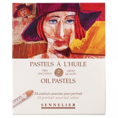Sennelier oil pastels - portrait set 24 colors