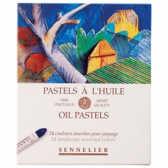 Sennelier oil pastels landscape set 24 colors
