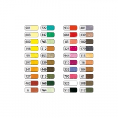 Sennelier pastele suche zestaw uniwersalny 80 kolorów połówki