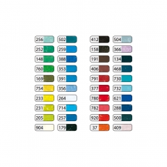 Sennelier pastele suche zestaw uniwersalny 80 kolorów połówki