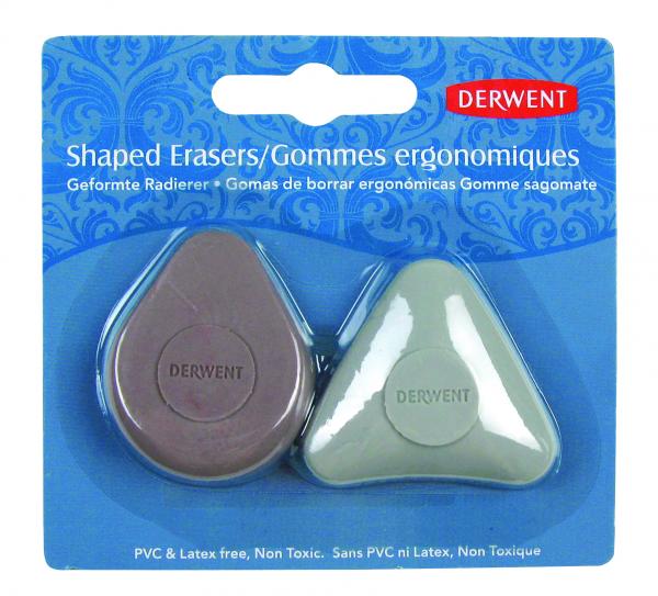 Derwent shaped earasers dual