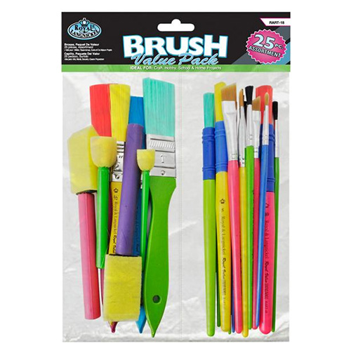 Set of 25 mixed brushes Value Pack R & L