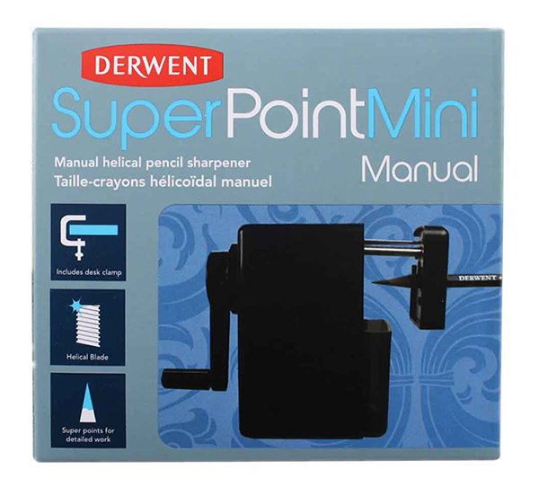 Pencil sharpener super point mini manual from Derwent