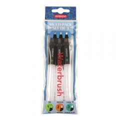 Derwent 3 refill pens with multi-pack brush tip
