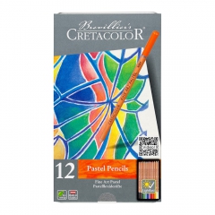 Cretacolor fine art zestaw pasteli suchych w kredce 12 kolorów