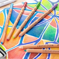 Cretacolor fine art zestaw pasteli suchych w kredce 12 kolorów